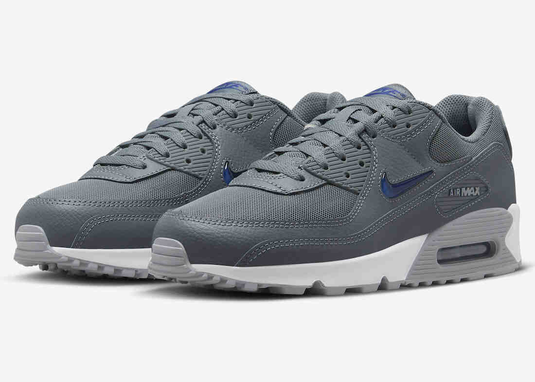 Nike Air Max 90 Jewel Grey Royal Blue FN8005-001