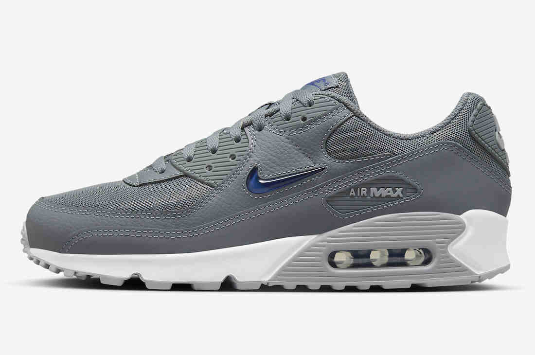 Nike Air Max 90 Jewel Grey Royal Blue FN8005-001