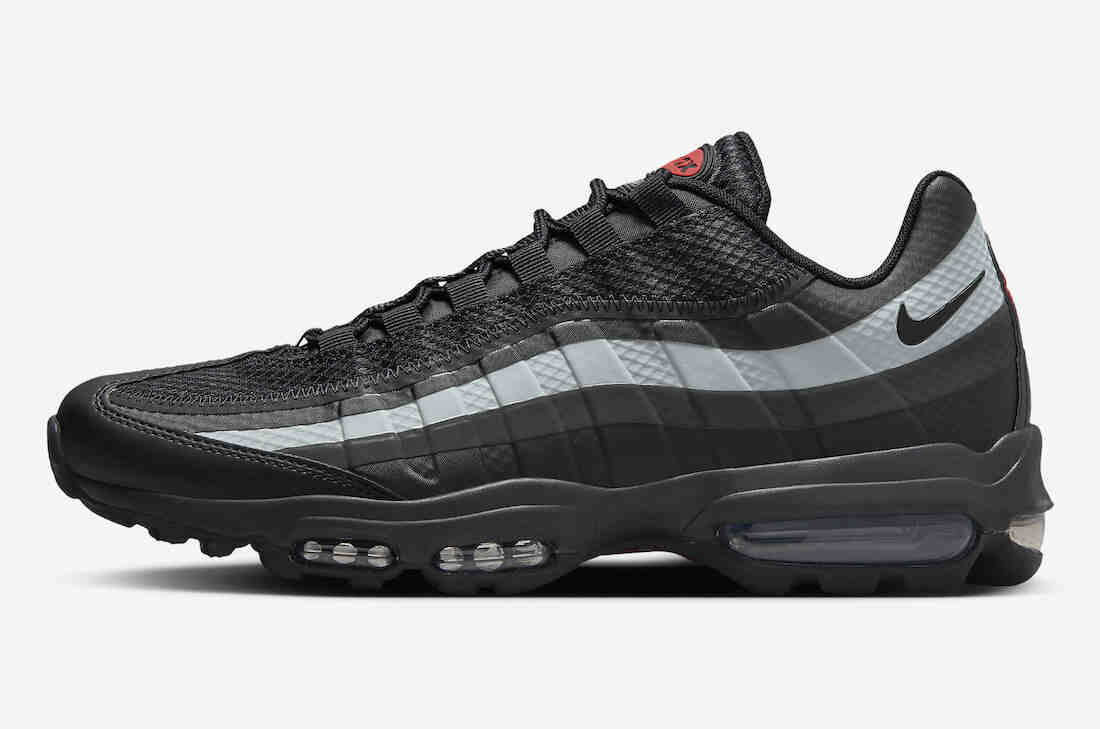 Nike Air Max 95 Ultra Black Picante Red Neutral Grey FN7802-001