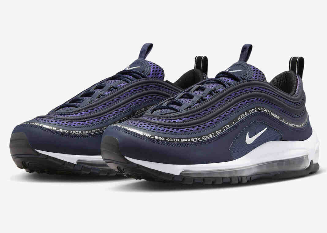 耐克Air Max 97 “Just Do It” 紫色和海军版出现