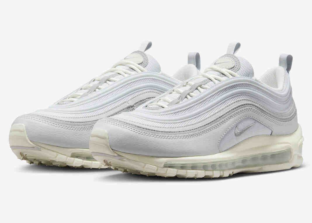 耐克Air Max 97出现在纯铂金和狼灰色中