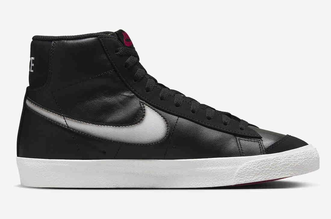 Nike Blazer Mid 77 Black Fuchsia White FD6924-001