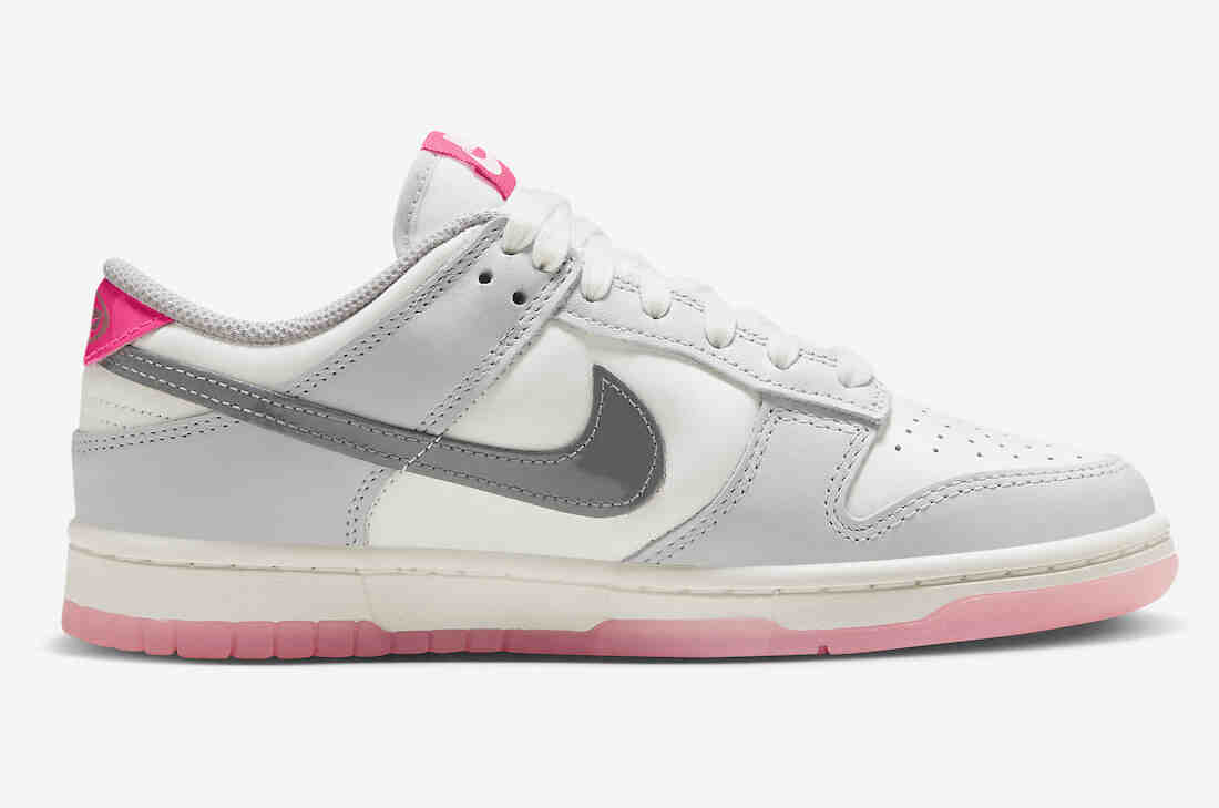 Nike Dunk Low 52 White Grey Pink FN3451-161