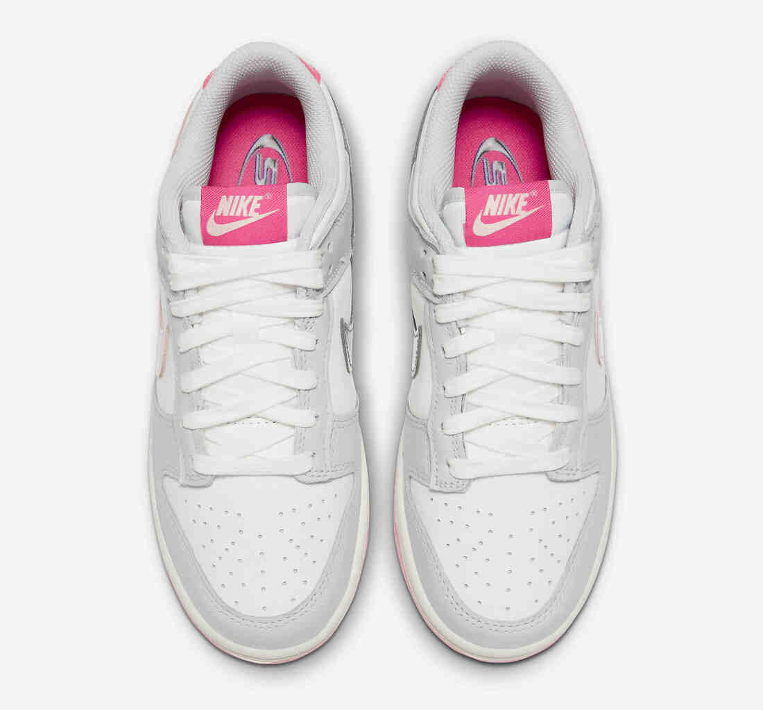 Nike Dunk Low 52 White Grey Pink FN3451-161