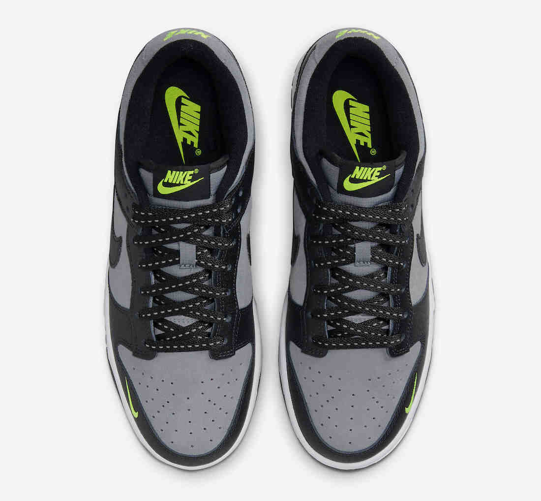 Nike Dunk Low Black Grey Green FQ2205-001