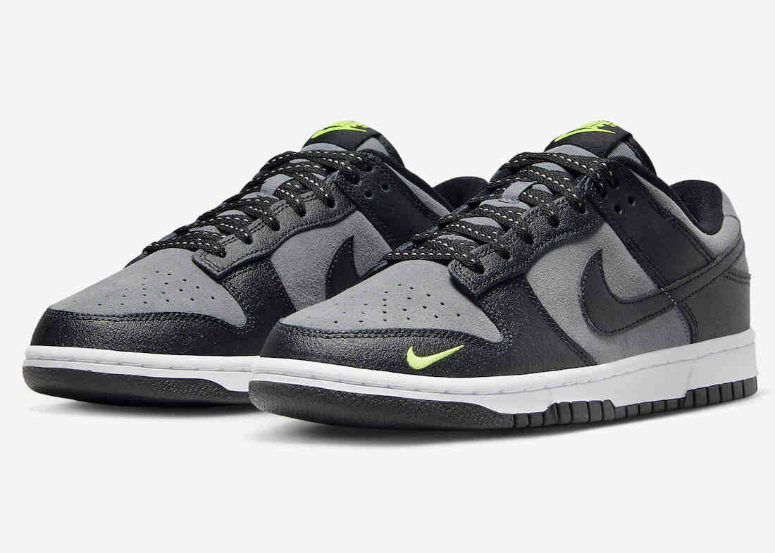 Nike Dunk Low Black Grey Green FQ2205-001