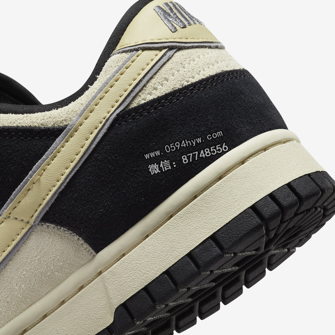 Nike-Dunk-Low-Black-Suede-Team-Gold-Coconut-Milk-DV3054-001-Release-Date-7