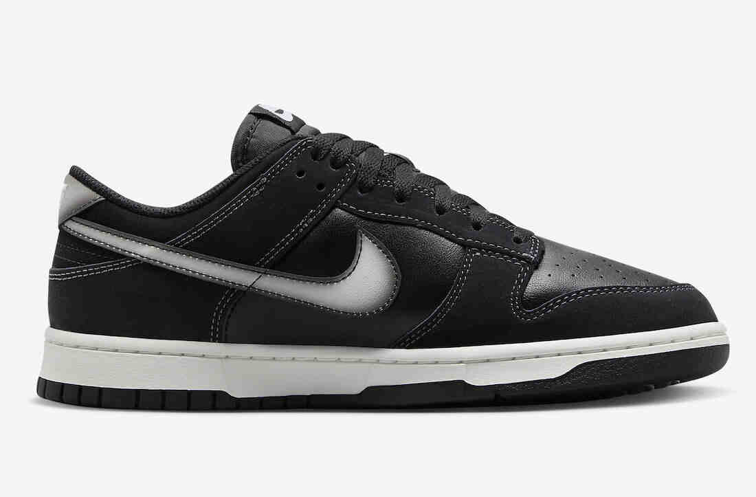 Nike Dunk Low Black White Airbrush FD6923-001