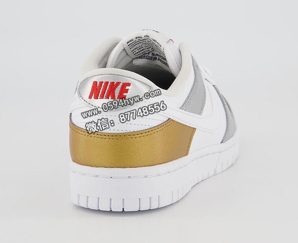 Nike-Dunk-Low-White-Gold-Silver-Red-Release-Date-8-1