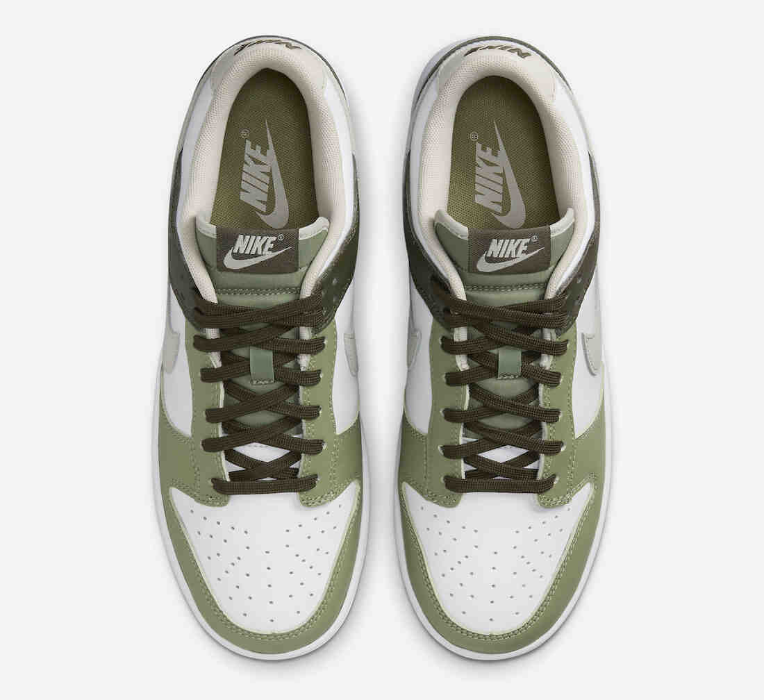 Nike Dunk Low White Olive FN6882-100