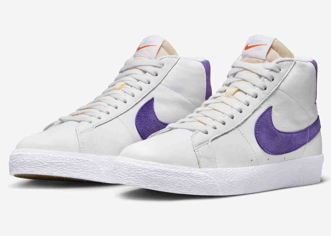 Nike SB Blazer Mid “Court Purple” 被添加到橙色标签系列中