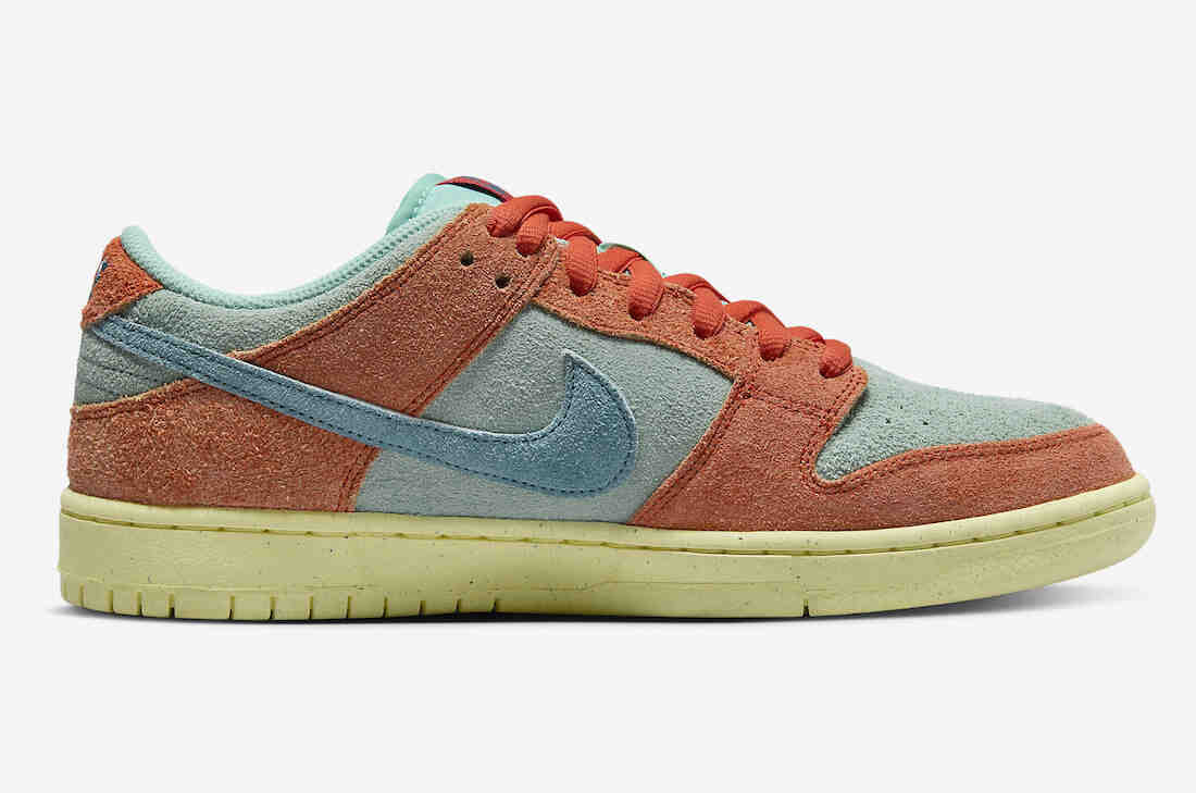 Nike SB Dunk Low Orange Noise Aqua DV5429-800