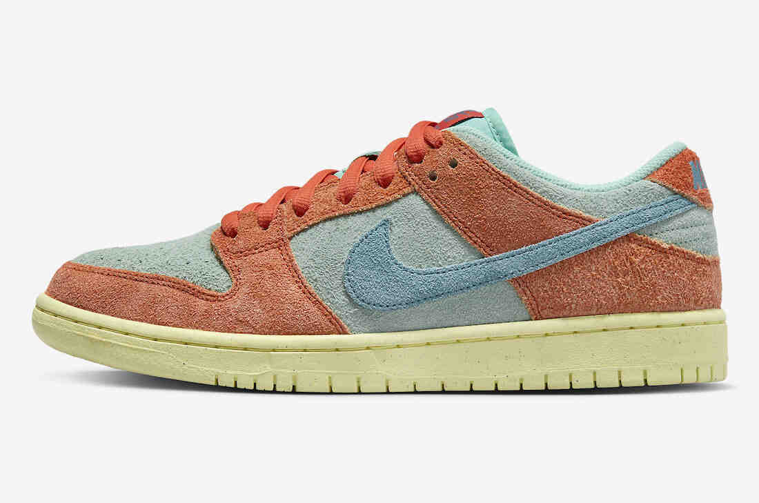 Nike SB Dunk Low Orange Noise Aqua DV5429-800