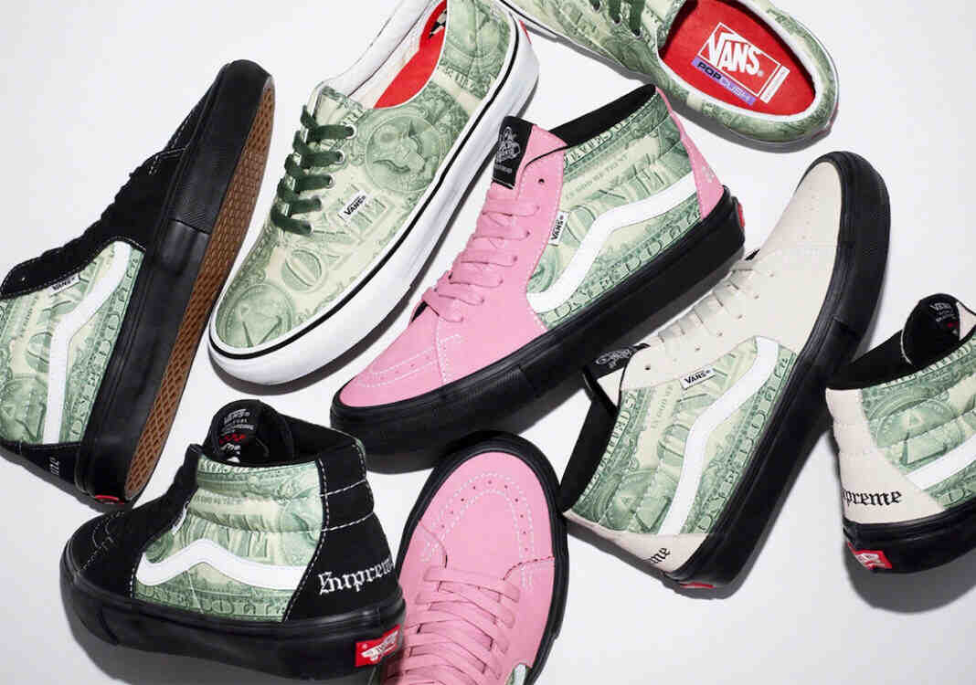 Supreme x Vans “Money “套装6月1日发布