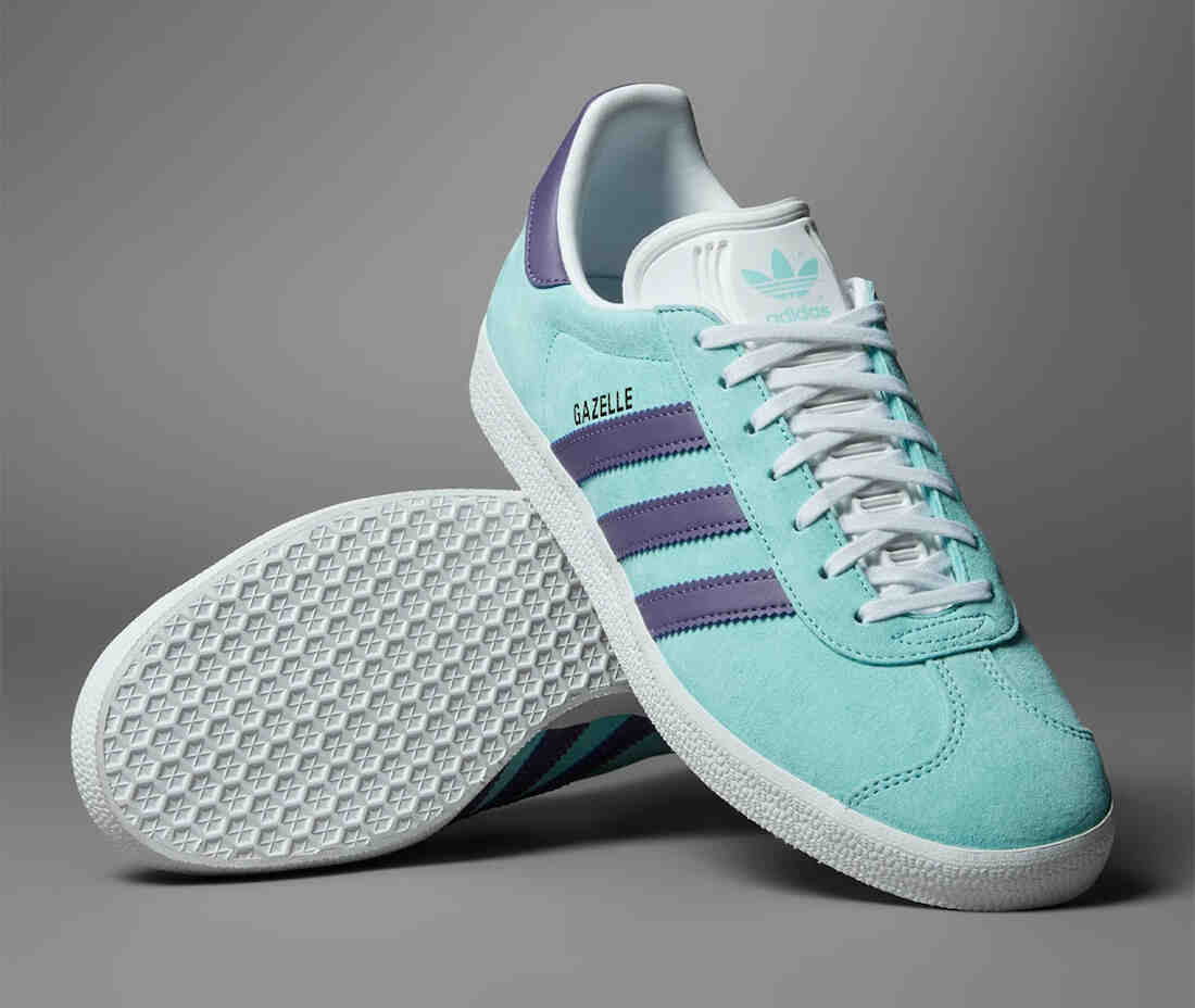 adidas Gazelle Clear Aqua Tech Purple IG0668