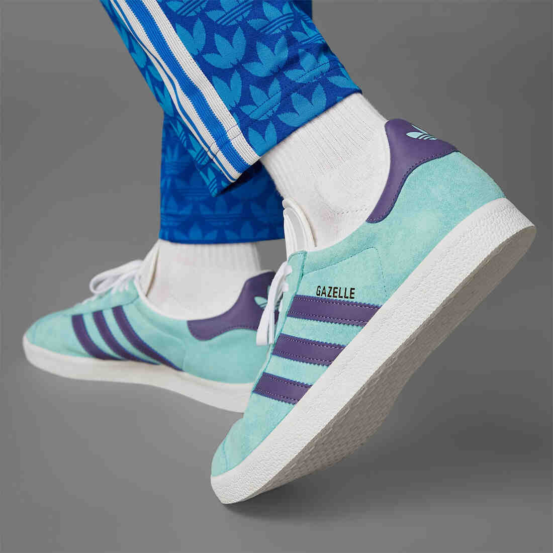 adidas Gazelle Clear Aqua Tech Purple IG0668