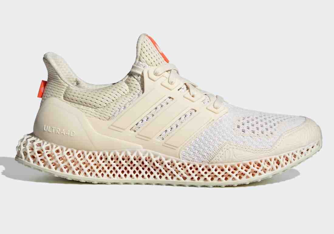 adidas Ultra 4D Wonder White Impact Orange IF0307