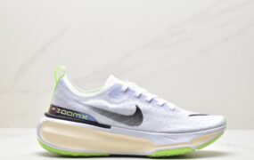 耐克 Nike lnvincible Run 3 减震透气 防滑耐磨 低帮 马拉松跑步鞋 蓝白 DR2660-100