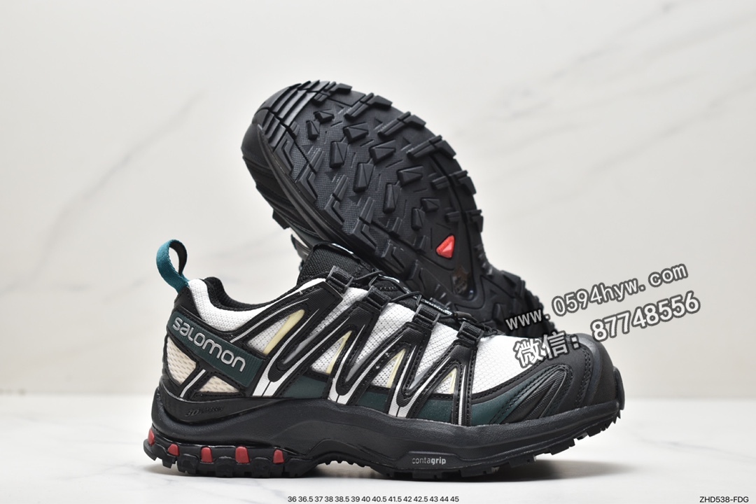 运动鞋, 跑步鞋, Salomon XA PRO 3D ADV, Salomon, EVA, 414677 - 萨洛蒙 Salomon XA PRO 3D ADV 户外越野 防滑耐磨 低帮 跑步鞋 黑色 414677