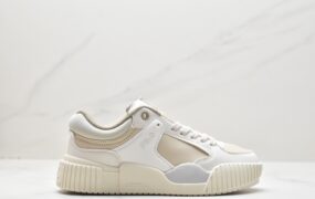 FILA 斐乐 Blocks 防滑耐磨轻便 低帮 休闲板鞋 白灰 F12W312209FSF