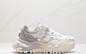 FILA FUSION 斐乐潮牌 潮流复古 耐磨防滑 低帮 休闲老爹鞋 女款 白色 T12W311301FSD