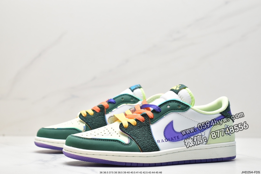 运动鞋, 耐克, 板鞋, 时尚板鞋, 乔丹, Jordan, FD9665-351, Air Jordan 1 Retro Low "Doernbecher", Air Jordan 1, Air Jordan - 乔丹 Air Jordan 1 Retro Low "Doernbecher" 慈善 防滑耐磨 低帮 休闲时尚板鞋 FD9665-351