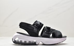 耐克 Nike Air Max Sol 防滑耐磨 运动凉鞋 黑白 FD5982-002