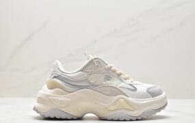 Fila Fusion Bianco 2 斐乐潮牌 减震防滑耐磨 低帮 休闲厚底老爹鞋 白灰 T12W311302FBG