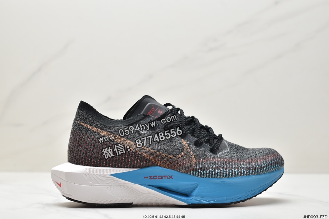 耐克 Nike ZoomX Vaporfly Next% 3轻量透气 减震防滑 低帮 马拉松跑鞋 DV4130-071