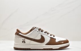 耐克 Nike SB Dunk Low 白棕色熊猫 防滑耐磨 低帮 休闲板鞋 FC1688-102