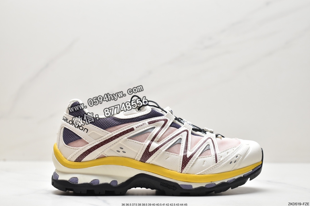 萨洛蒙 Salomon XT-Quest ADV”White”XT 户外潮流 耐磨 低帮 休闲跑步鞋 桃色 412553-26