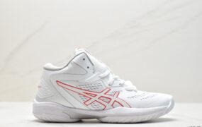 亚瑟士 Asics Gel-Hoop V15 耐磨透气 防滑耐磨 低帮 实战篮球鞋 白红 1063A063-101