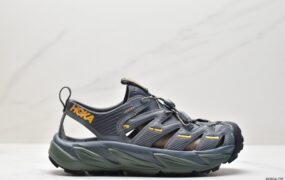 HOKA ONE ONE Hopara 防滑耐磨透气 户外凉鞋 墨绿色 1106535