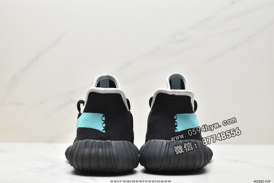 跑鞋, 椰子350, 慢跑鞋, Yeezy Boost 350 V2, Yeezy Boost 350, Yeezy, TF1382, Primeknit, Kanye West, Kanye, Boost, Adidas - 阿迪达斯 椰子350 Yeezy Boost 350 V2 百搭轻便 防滑减震透气 低帮 休闲运动慢跑鞋 黑绿色 TF1382