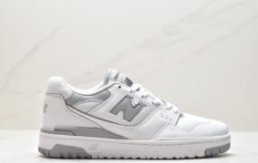 新百伦 New Balance NB 550 BB 减震防滑 低帮 复古篮球鞋 女款 灰白 BBW550BB