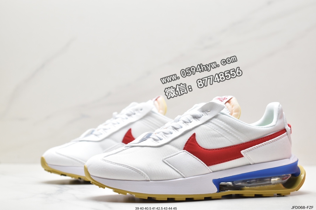 运动鞋, 休闲鞋, Nike Air Max Pre-Day, Nike Air Max, Nike Air, NIKE, DC9402-002, Air Max - 耐克 Nike Air Max Pre-Day 减震防滑 低帮 运动休闲鞋 男款 白蓝红 DC9402-002