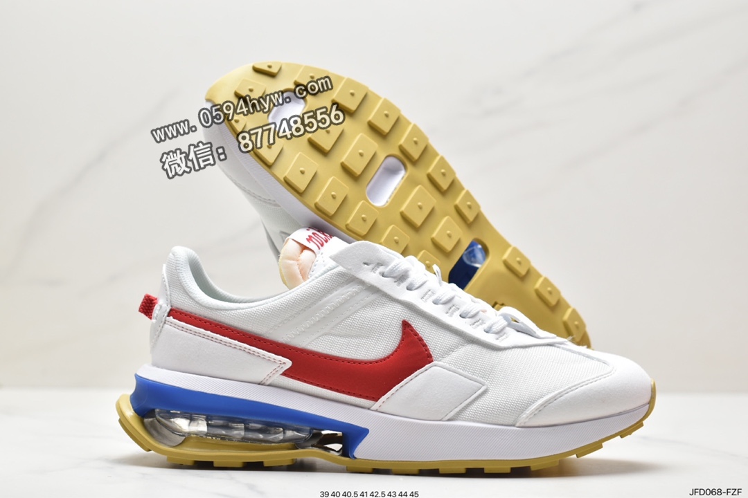 运动鞋, 休闲鞋, Nike Air Max Pre-Day, Nike Air Max, Nike Air, NIKE, DC9402-002, Air Max - 耐克 Nike Air Max Pre-Day 减震防滑 低帮 运动休闲鞋 男款 白蓝红 DC9402-002