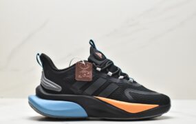 阿迪阿斯 adidas AlphaBounce + Sustainable BounceLifestvle 防滑耐磨轻便 低帮 休闲跑步鞋 男款 灰 HP6140