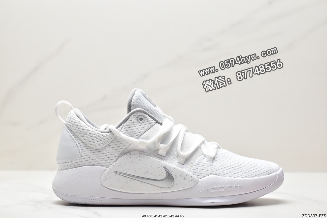 耐克 Nike Hyperdunk X Low 10 White Pure Platinum 防滑耐磨减震 低帮 实战篮球鞋 男款 白色 AR0465-100