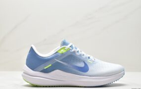 耐克 Nike Air Zoom Winflo 10 防滑耐磨 透气减震 低帮 休闲跑步鞋 蓝白 DV4023-103