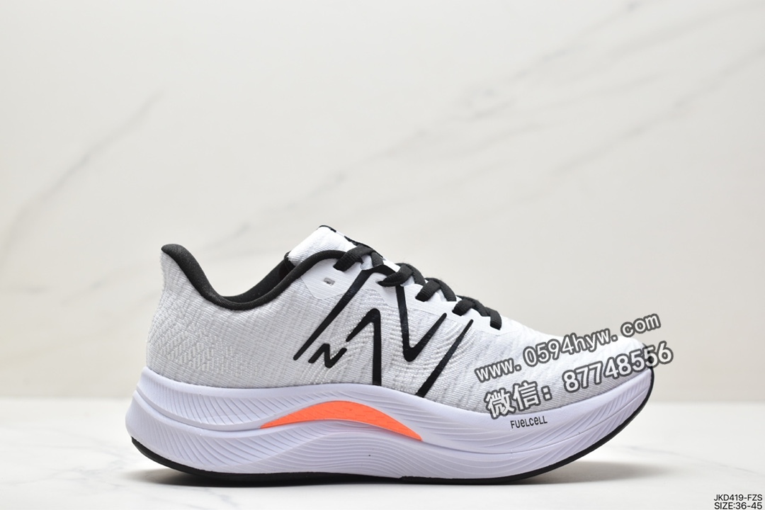 新百伦 New Balance NB FuelCell Propel v4 防滑耐磨减震 低帮 休闲跑步鞋 MFCPRLW4