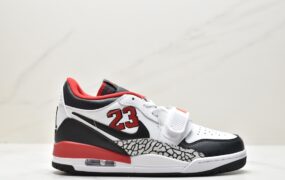 乔丹 Jordan Air Jordan Legacy 312 Low 防滑耐磨 低帮 复古篮球鞋 男女同款 白黑红 FJ7221 101