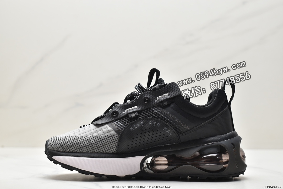 运动鞋, Nike Air Max 2021(GS), Nike Air Max, Nike Air, NIKE, DA1923 001, Air Max 2021, Air Max - 耐克 Nike Air Max 2021(GS) 后掌气垫 防滑耐磨减震 潮流厚底运动鞋 黑 DA1923 001