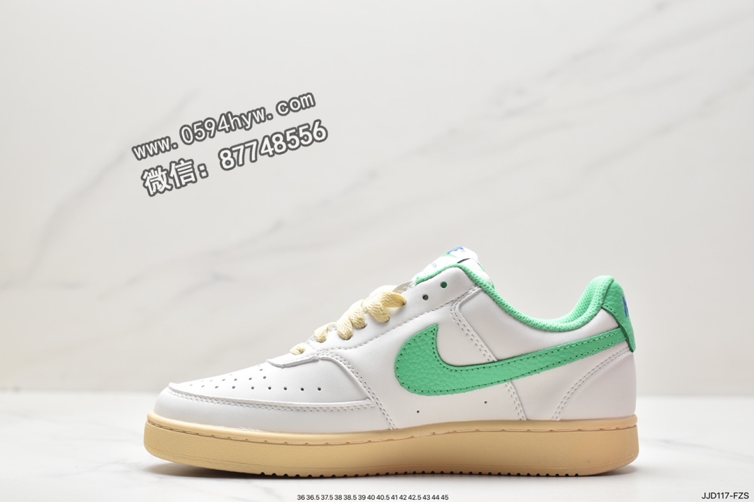 运动板鞋, 耐克, 篮球鞋, 板鞋, Nike Court Vision 1, NIKE, FJ5437-133 - 耐克 Nike Court Vision 1 低帮 百搭透气 休闲运动板鞋 米绿 FJ5437-133