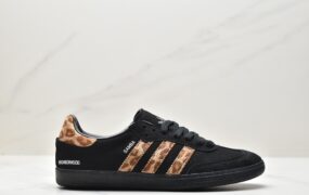 阿迪达斯 Adidas Originals Samba Vegan OG 复古百搭 防滑耐磨 低帮 休闲运动板鞋 黑色 GX5005