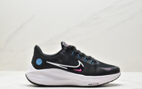 耐克 Nike Air Zoom Winflo 8代 防滑耐磨减震 低帮 休闲跑步鞋 黑白色 DC3727-008