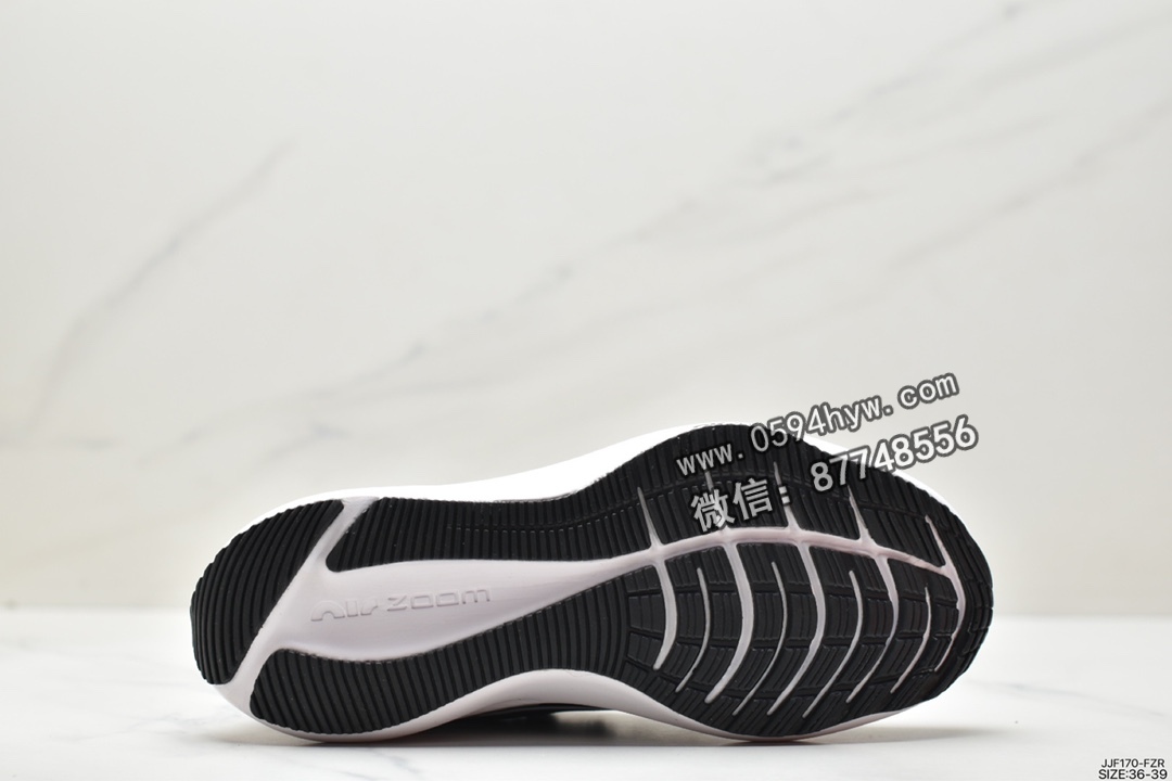 跑步鞋, Zoom Air, Zoom, Nike Air Zoom Winflo 8, Nike Air, NIKE, Flywire, DC3727-008, Air Zoom - 耐克 Nike Air Zoom Winflo 8代 防滑耐磨减震 低帮 休闲跑步鞋 黑白色 DC3727-008