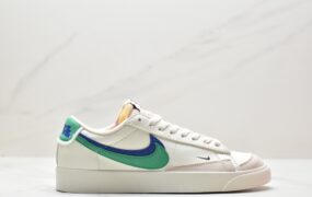 耐克 Nike Blazer low“72” 耐磨耐磨轻便 低帮 休闲板鞋男款 米绿色 DO9777-001