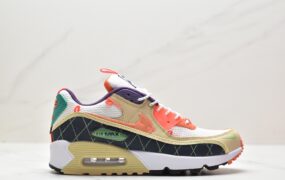 耐克 Nike Air Max 90“trail” 复古 减震防滑 低帮 休闲跑步鞋 男女同款 彩色拼接 FD0821-100