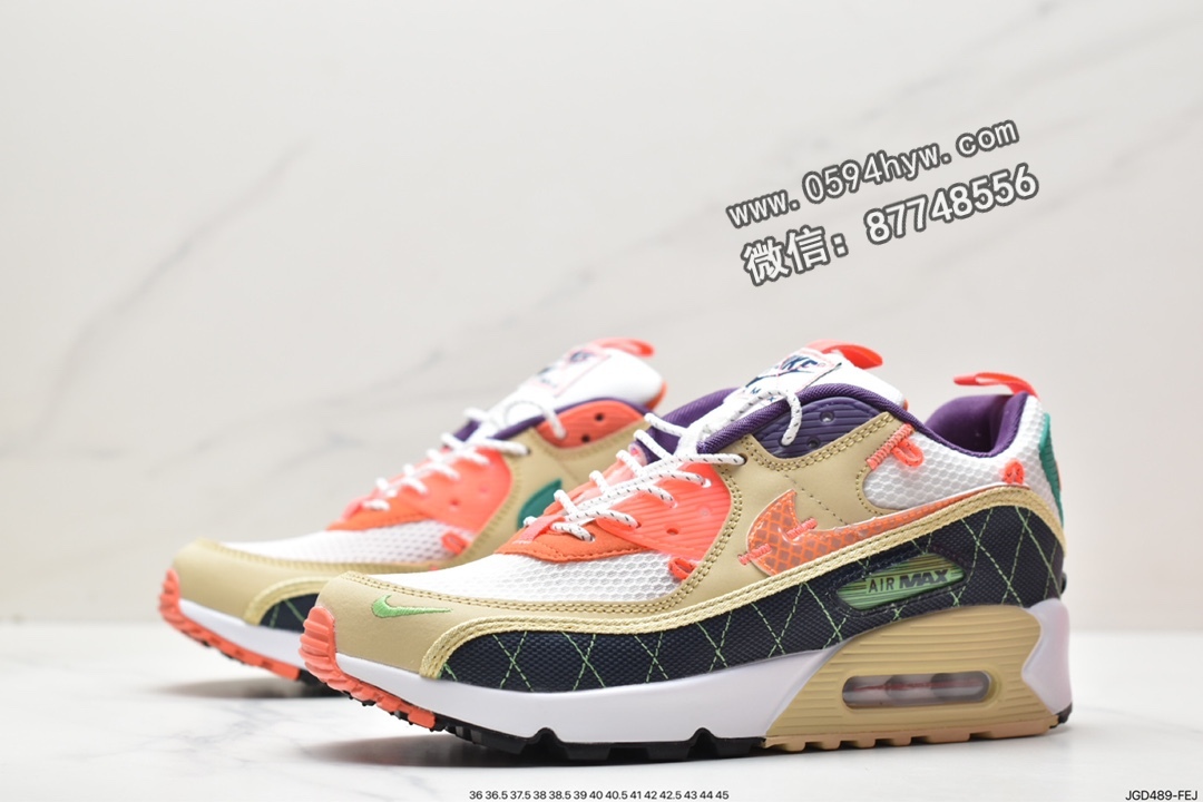 运动鞋, 跑步鞋, Swoosh, Nike Air Max 90“trail", Nike Air Max 90, Nike Air Max, Nike Air, NIKE, FD0821-100, Air Max 90, Air Max - 耐克 Nike Air Max 90“trail" 复古 减震防滑 低帮 休闲跑步鞋 男女同款 彩色拼接 FD0821-100